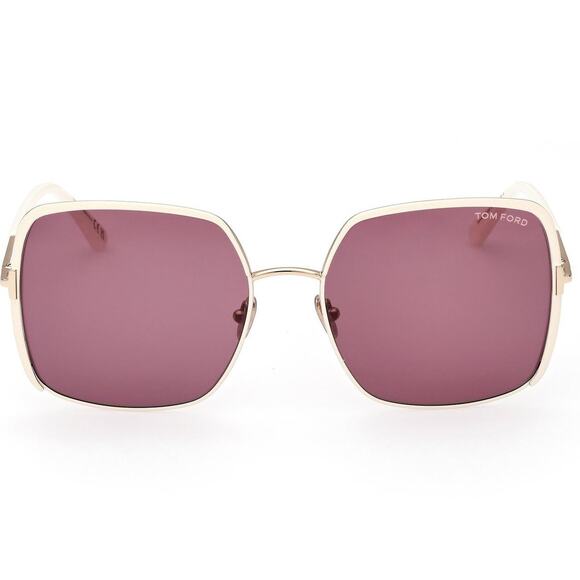 💎✨NEW✨💎NWT TOM FORD FT1006 32Y Shiny Rose Gold - Picture 3 of 7